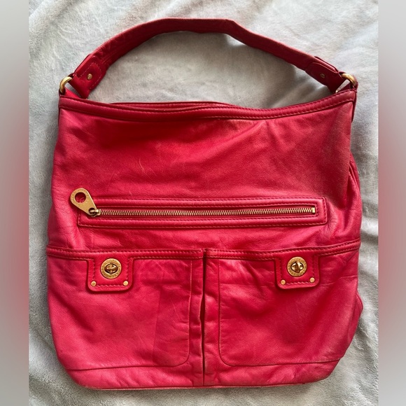 Marc Jacob Leather Pink Purse - Picture 2 of 16